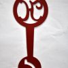 SC Metal Art Mail Box Flag A-Z Initial Monogram Sign H