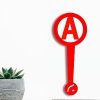 mailbox flag metal art A-Z