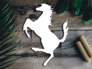 Running Metal Horse Home Decor Gate Decor Door Accessories