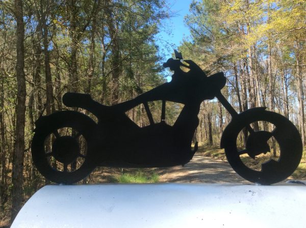 sc metal art home garden mail box decor Motorcycle