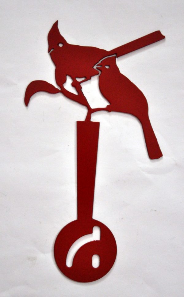 SC Metal Art Mail Box Flag ,Cardinals, Home Decor Garden Sign