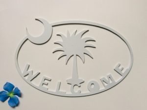 Welcome Sign Welcome SC Metal Art Custom Design with High Qualitycarolina