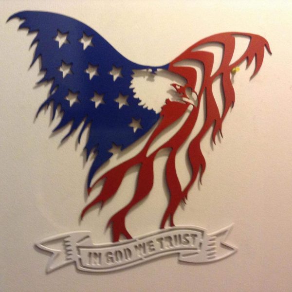 SC Metal Art Customized Special Gift American Eagle Wall Decor