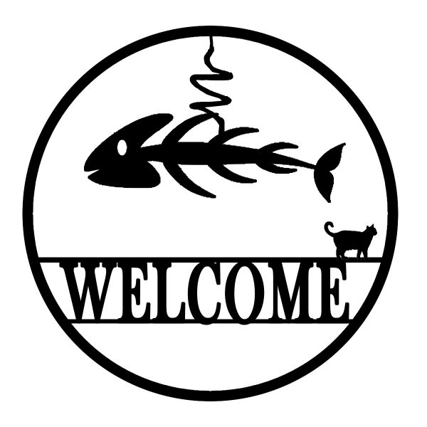 sc metal art welcome sign home decor