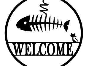 sc metal art welcome sign home decor