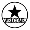 sc metal art welcome sign home decor