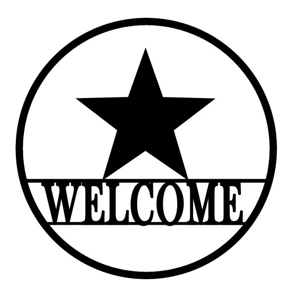 sc metal art welcome sign home decor