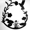 SC Metal Art Hummingbird and Dragonfly Nature Scenery - Image 4