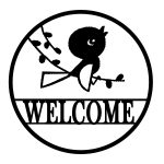 sc metal art welcome sign home decor